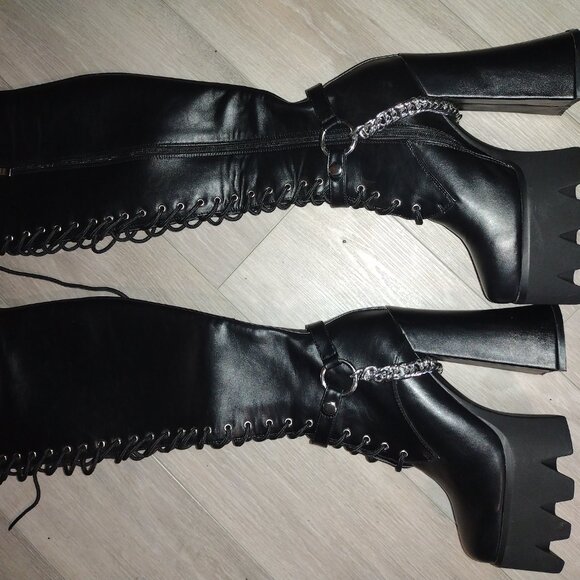 Lamoda deceiving ways knee high boots - Picture 4 of 4